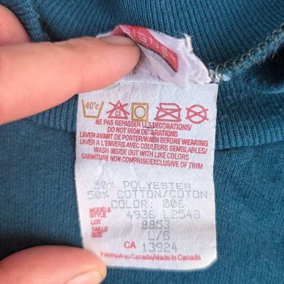 Vintage 1996 Novel Teez Double Sided Tweety Bird Sweater Size Large - Picture 4 of 9